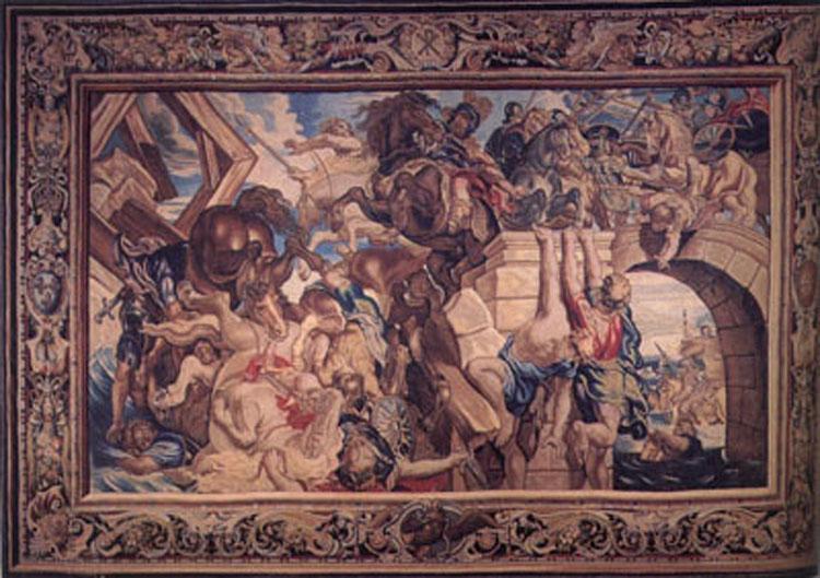 Peter Paul Rubens The Battle of the Milvian Bridge,from The Life of Constantine (mk01) oil painting picture